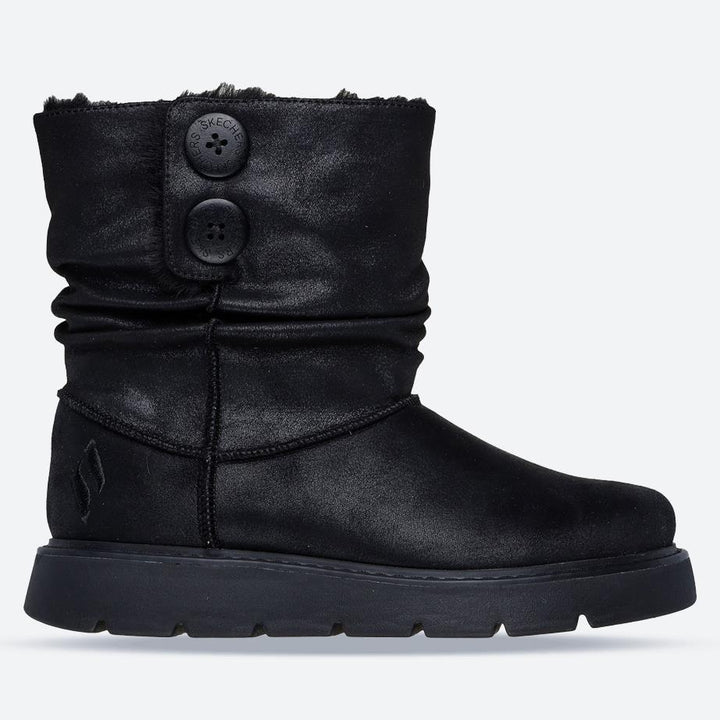 Women's Wide Fit Skechers 167889 Keepsakes Lite Freezing Boots in Black - Image 1