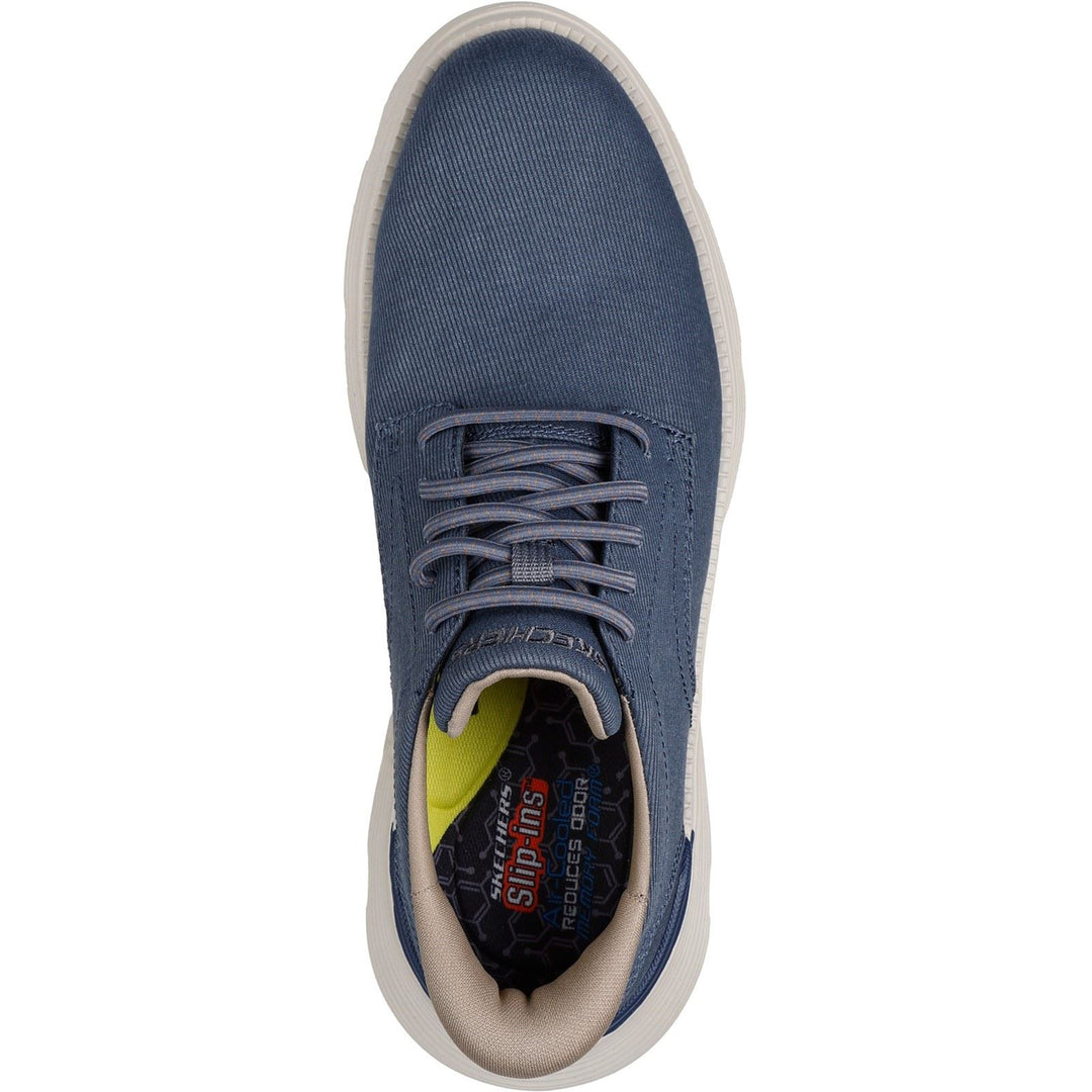 Men's Wide Fit Skechers 205352 Slip-ins Garza Clive Trainers in Blue - Image 5