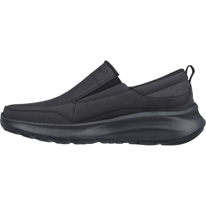 Men's Wide Fit Skechers 232517 Equalizer 5.0 Harvey Trainers - Black in Black - Image 1