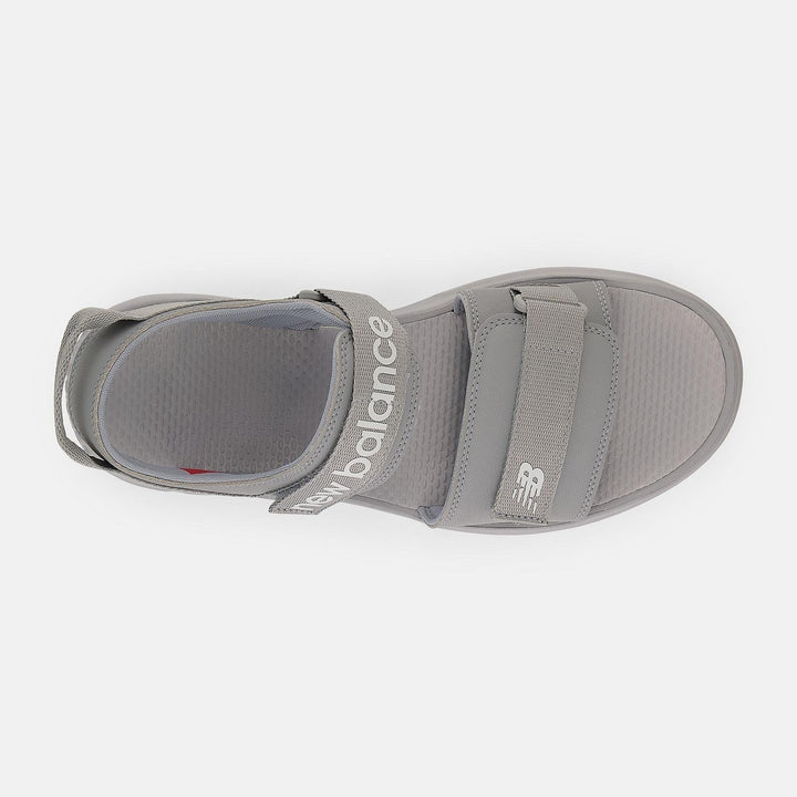Womens Wide Fit New Balance SUA250A1 Sandals in Grey - Image 1