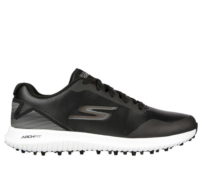 Men's Wide Fit Skechers 214028 Max 2 Golf Trainers in Grey/Red - Image 10