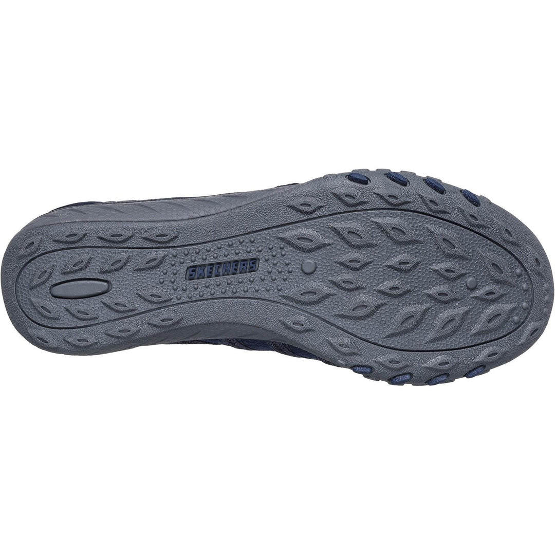 Women's Wide Fit Skechers 100593 Breathe Easy Roll With Me Trainers - Navy in Navy - Image 6