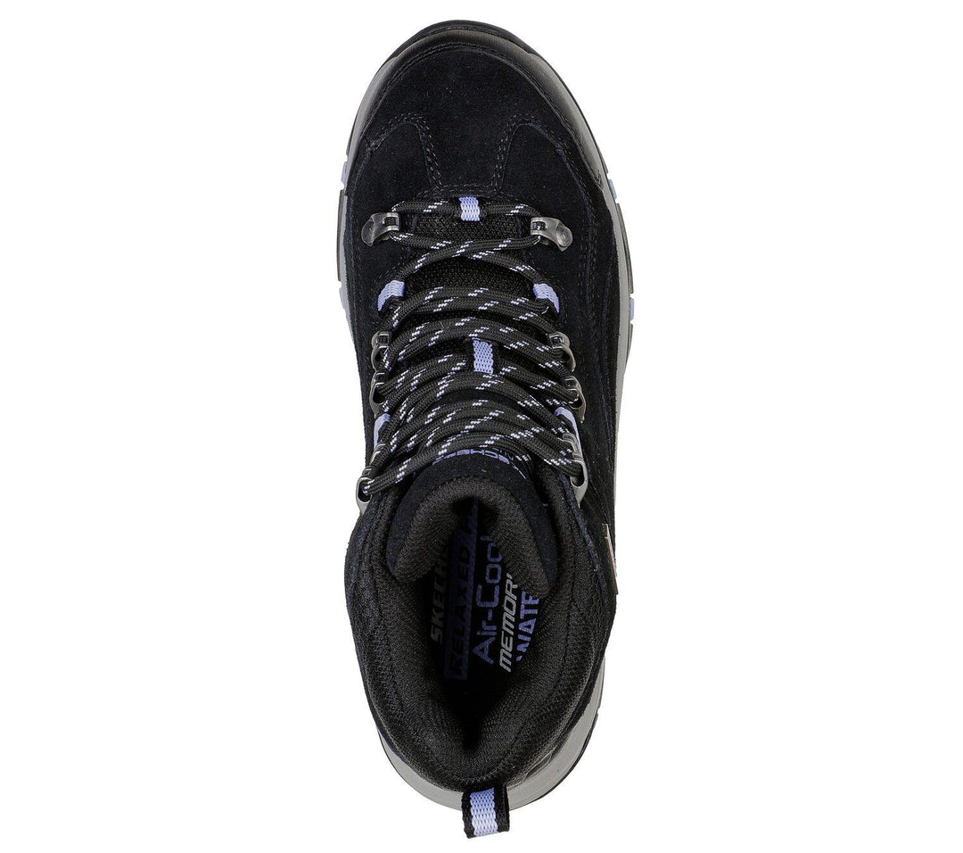 Women's Relaxed Fit Skechers 167004 Trego Alpine Trail Outdoor Hiking Boots - Black/Charcoal in Black/Charcoal - Image 5