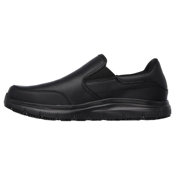 Men's Wide Fit Skechers 77071WEC Bronwood Slip Resistant Trainers in Black - Image 1