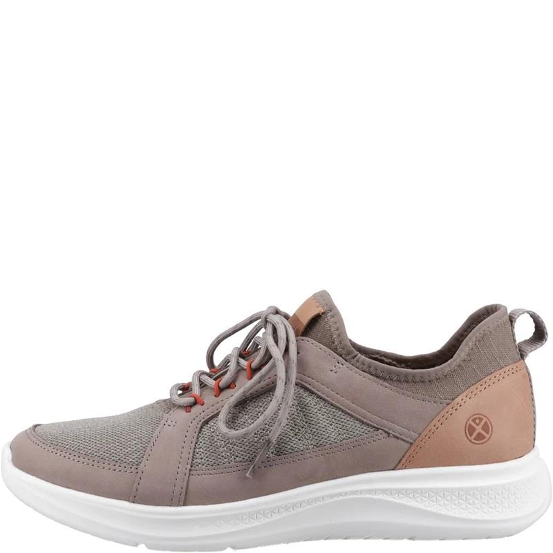 Men's Wide Fit Hush Puppies Elevate Trainers in Navy - Image 9