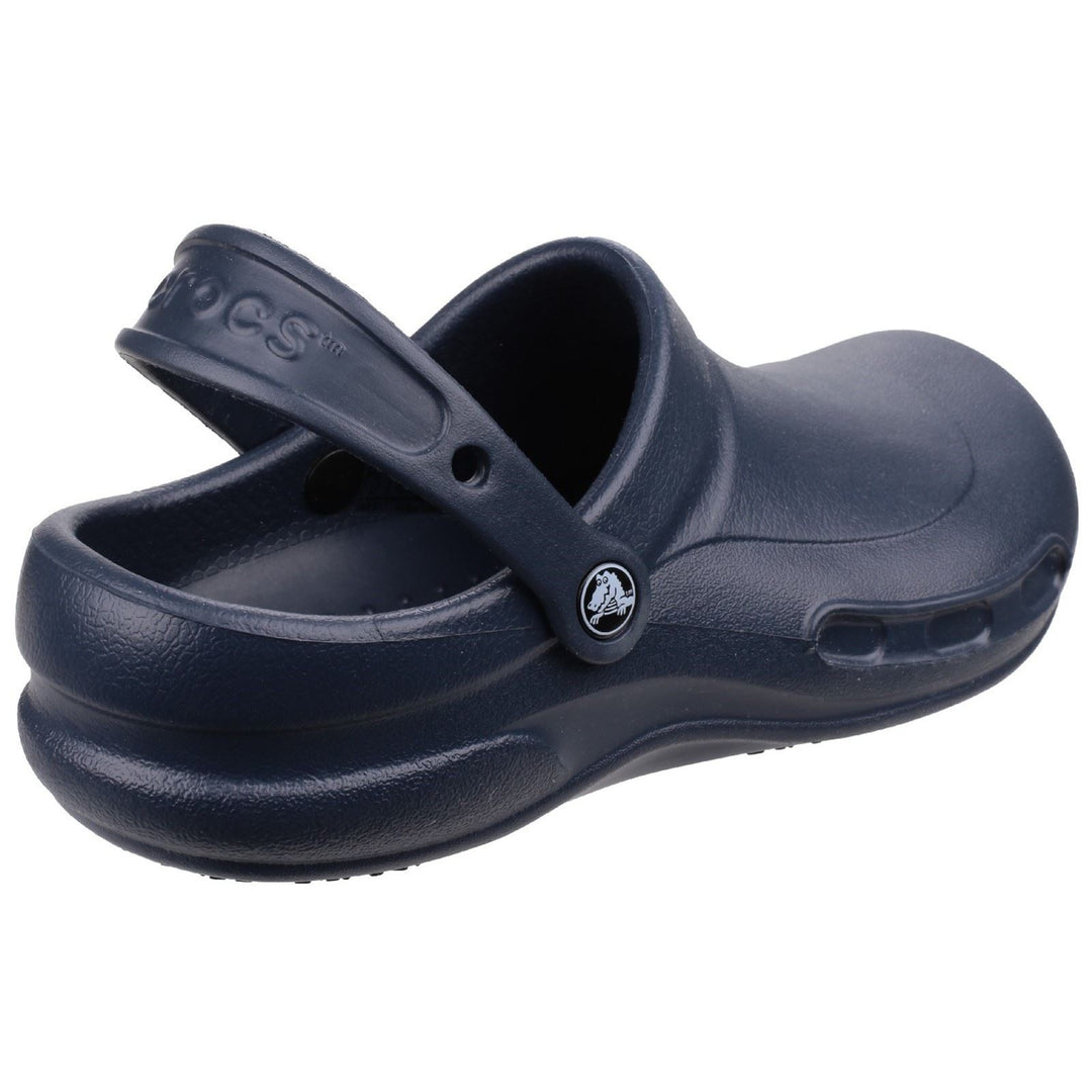 Men's Crocs 10075 Bistro Work Clog Sandals in Black - Image 10
