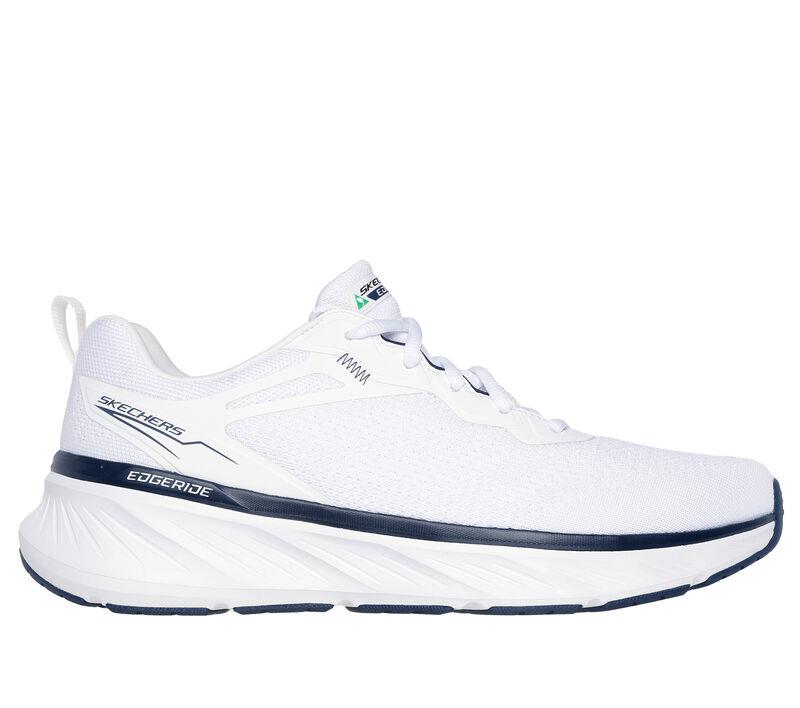 Men's Relaxed Fit Skechers 232836 Edgeride Exxo Trainers - White Navy in White Navy - Image 3