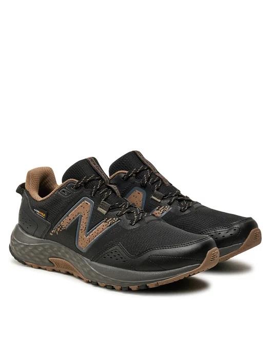 Women's Wide Fit New Balance MT410OK8 Trail Running Trainers in Black - Image 1