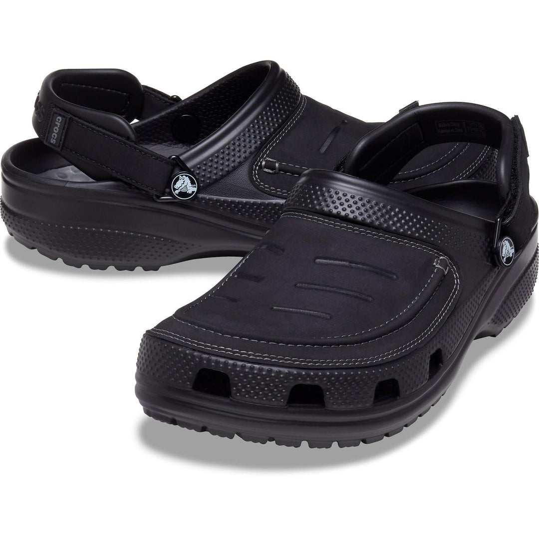 Men's Crocs 207689 Yukon Vista II Sandals in Black/Slate Grey - Image 4