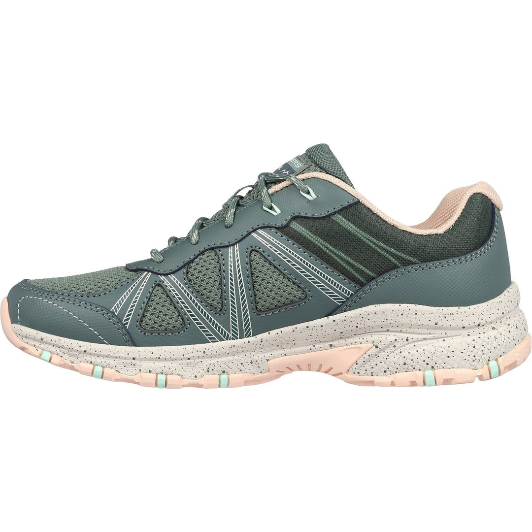 Women's Wide Fit Skechers 180018 Hillcrest Ridge Trainers in Olive - Image 4