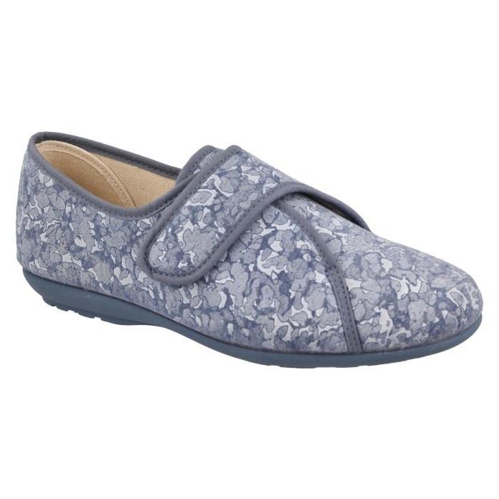 Women's Wide Fit DB Katya Shoes in Blue - Image 3