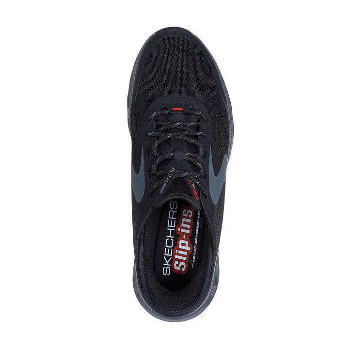 Men's Wide Fit Skechers 232921 Slip-ins Glide Step Altus Trainers in Black/Charcoal - Image 1