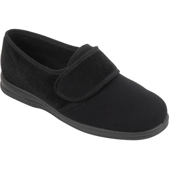 Women's Wide Fit Cosyfeet Spicy Shoes in Black - Image 3