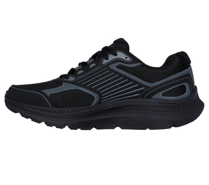 Men's Wide Fit Skechers 220866WW Go Run Consistent 2.0 Running Trainers - Goga Mat in Black - Image 1