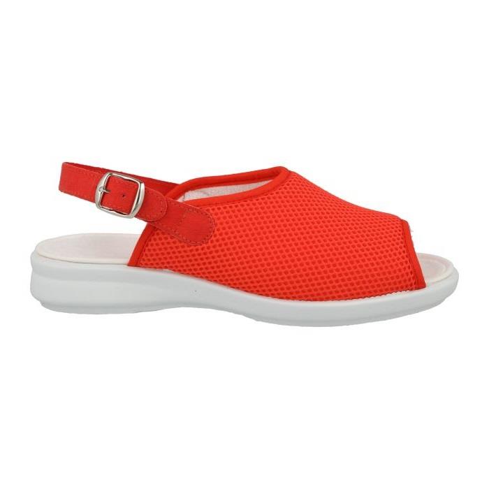 Women's Wide Fit DB Grouse Sandals in Black Textile - Image 1