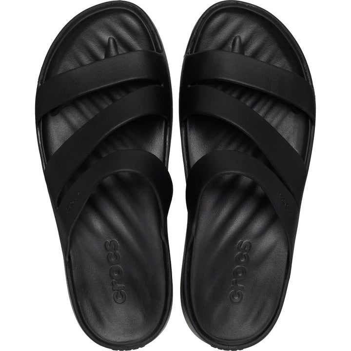 Women's Crocs 209587 Getaway Strappy Slippers in Cassis - Image 1
