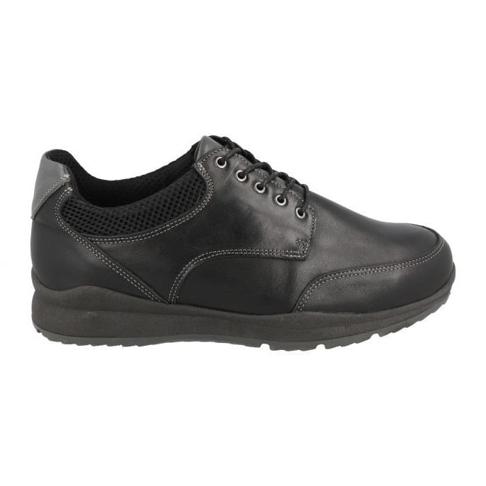 Men's Wide Fit DB Constantine Shoes in Black - Image 2