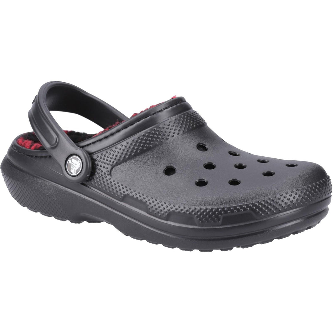 Men's Crocs 210738 Classic Lined Clog Sandals in Black/Buffalo - Image 3