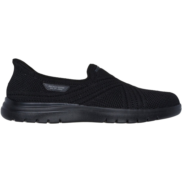 Women's Wide Fit Skechers 138100 Slip-ins On The Go Flex Excellency Shoes in Black - Image 1