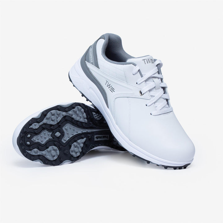 Men's Wide Fit Tredd Well Golf Proformer Shoes in White - Image 1