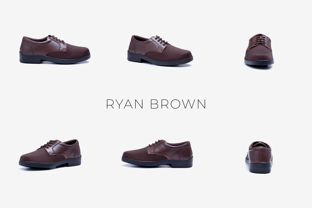 Mens Wide Fit Tredd Well Ryan Lace Up Shoes - Brown in Brown - Image 10