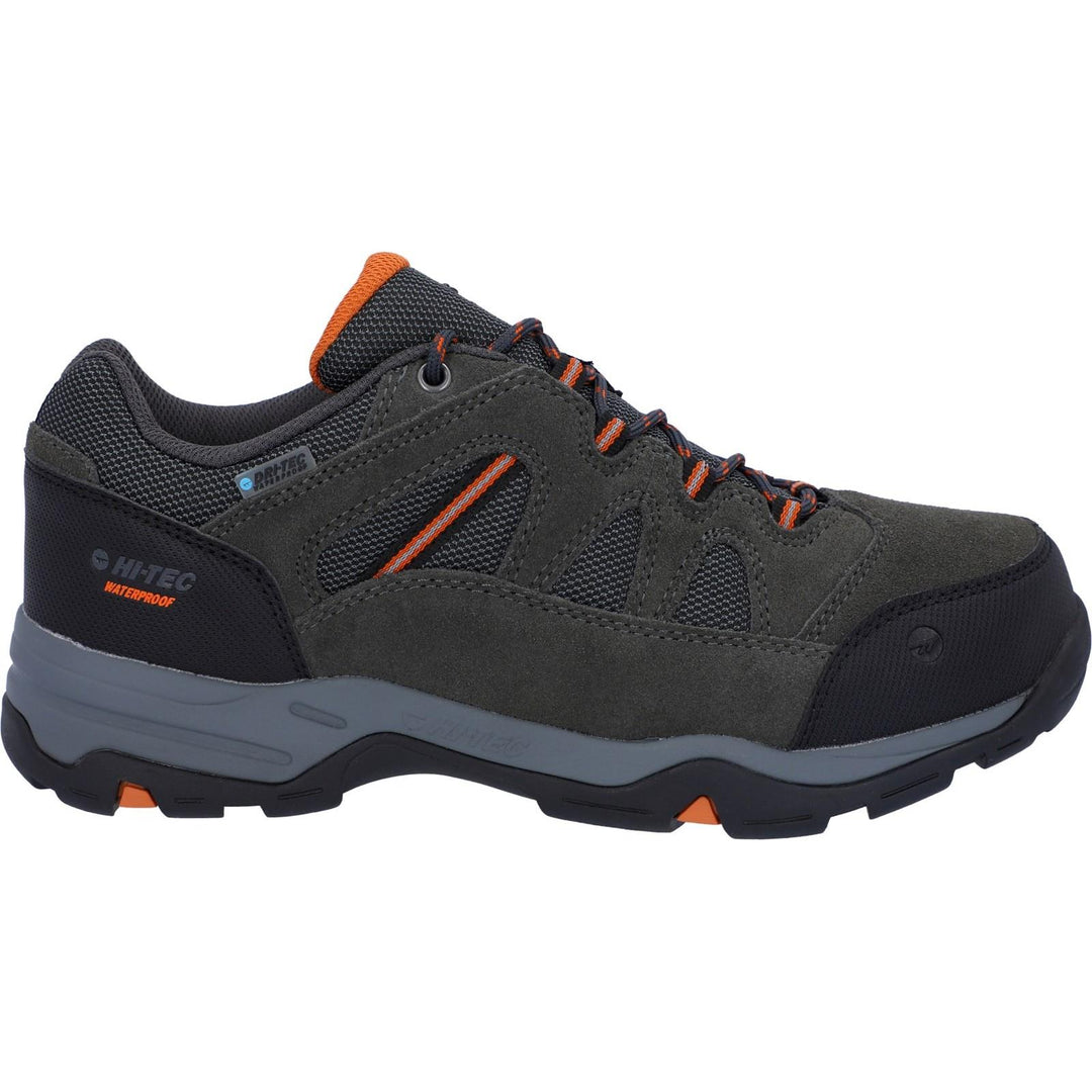 Men's Wide Fit Hi-Tec Bandera II Trainers in Charcoal/Graphite - Image 2