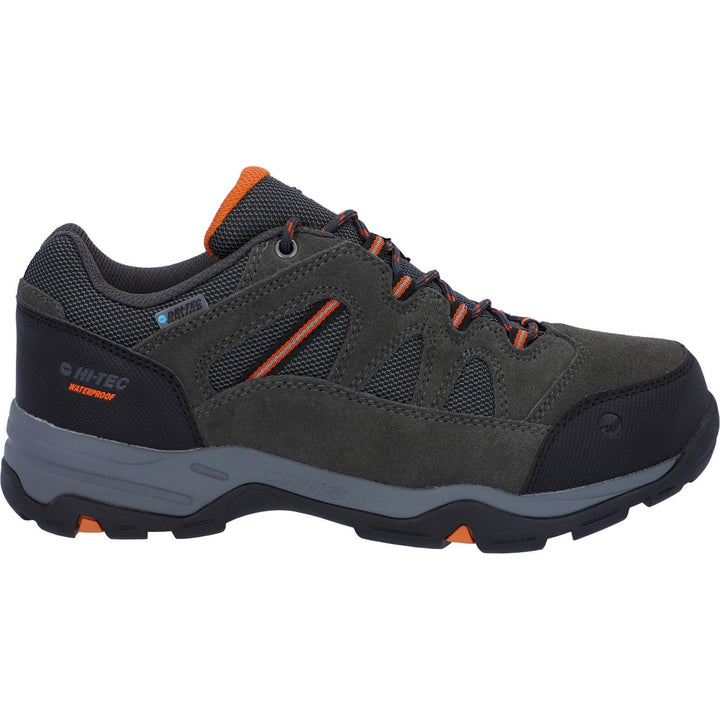 Men's Wide Fit Hi-Tec Bandera II Trainers in Charcoal/Graphite - Image 1