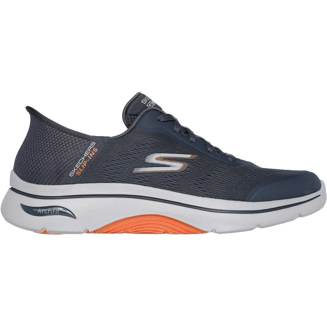 Men's Wide Fit Skechers 216602 Slip-ins Arch Fit 2.0 Simplicity Trainer in Navy - Image 6