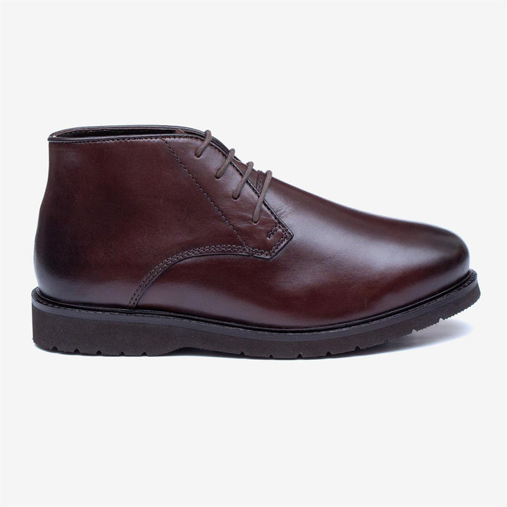 Men's Wide Fit Tredd Well William 22757 Leather Dress Boots in Brown - Image 1