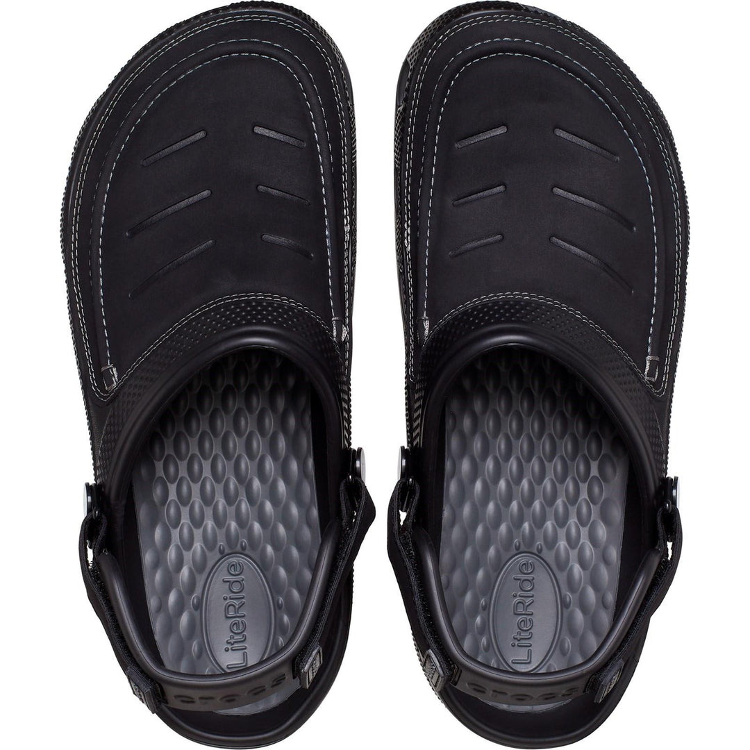 Men's Crocs 207689 Yukon Vista II Sandals in Black/Slate Grey - Image 5