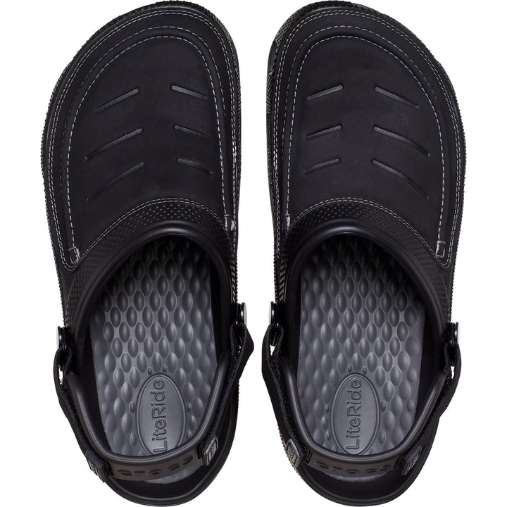 Men's Crocs 207689 Yukon Vista II Sandals in Black/Slate Grey - Image 1