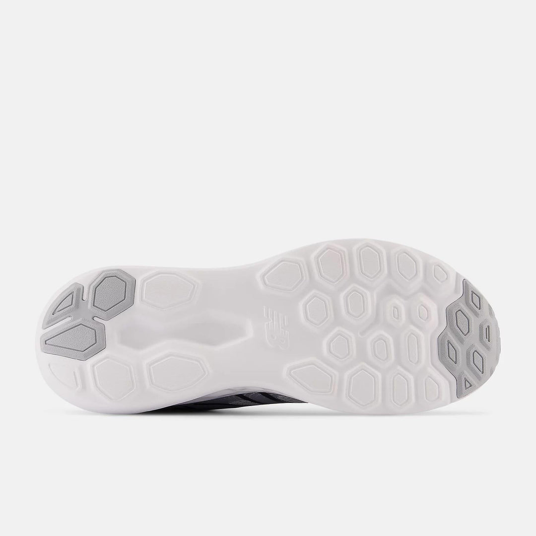 Women's Wide Fit New Balance M411LG3 Walking and Running Trainers - Grey/White in Grey/White - Image 6