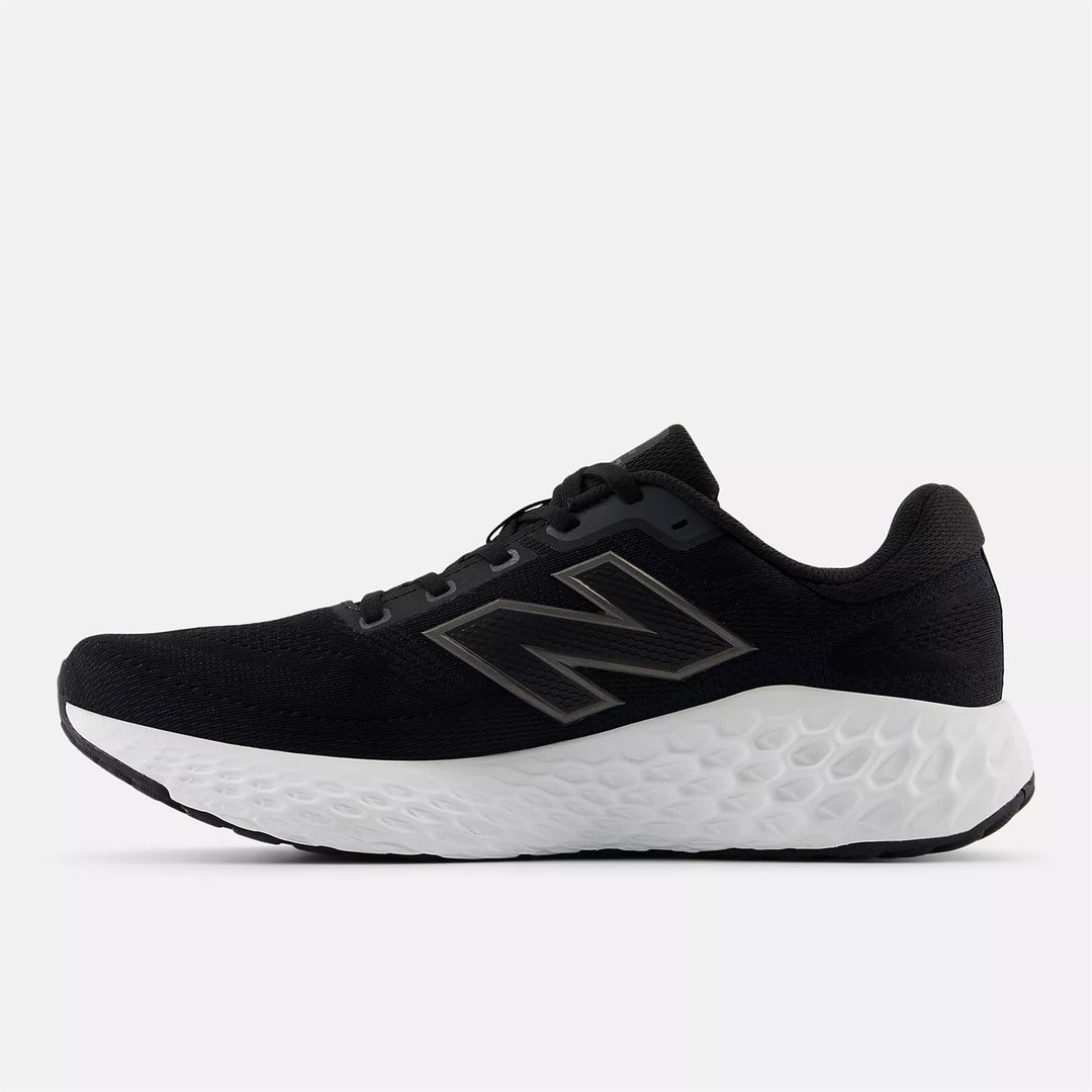 Men's Wide Fit New Balance MEVOZLK4 Running Trainers - Fresh Foam in Black/White - Image 4