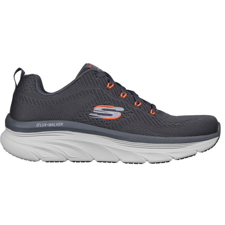 Men's Wide Fit Skechers 232364 Relaxed Fit D'Lux Walker Meerno Trainers in Navy - Image 1