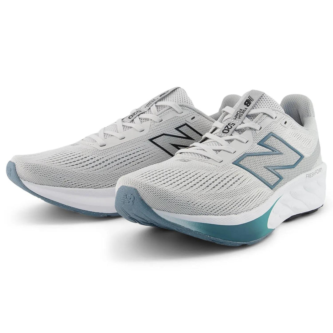 Women's Wide Fit New Balance M5206IE Walking/Running Trainers - Fresh Foam in Light Grey/Teal - Image 5