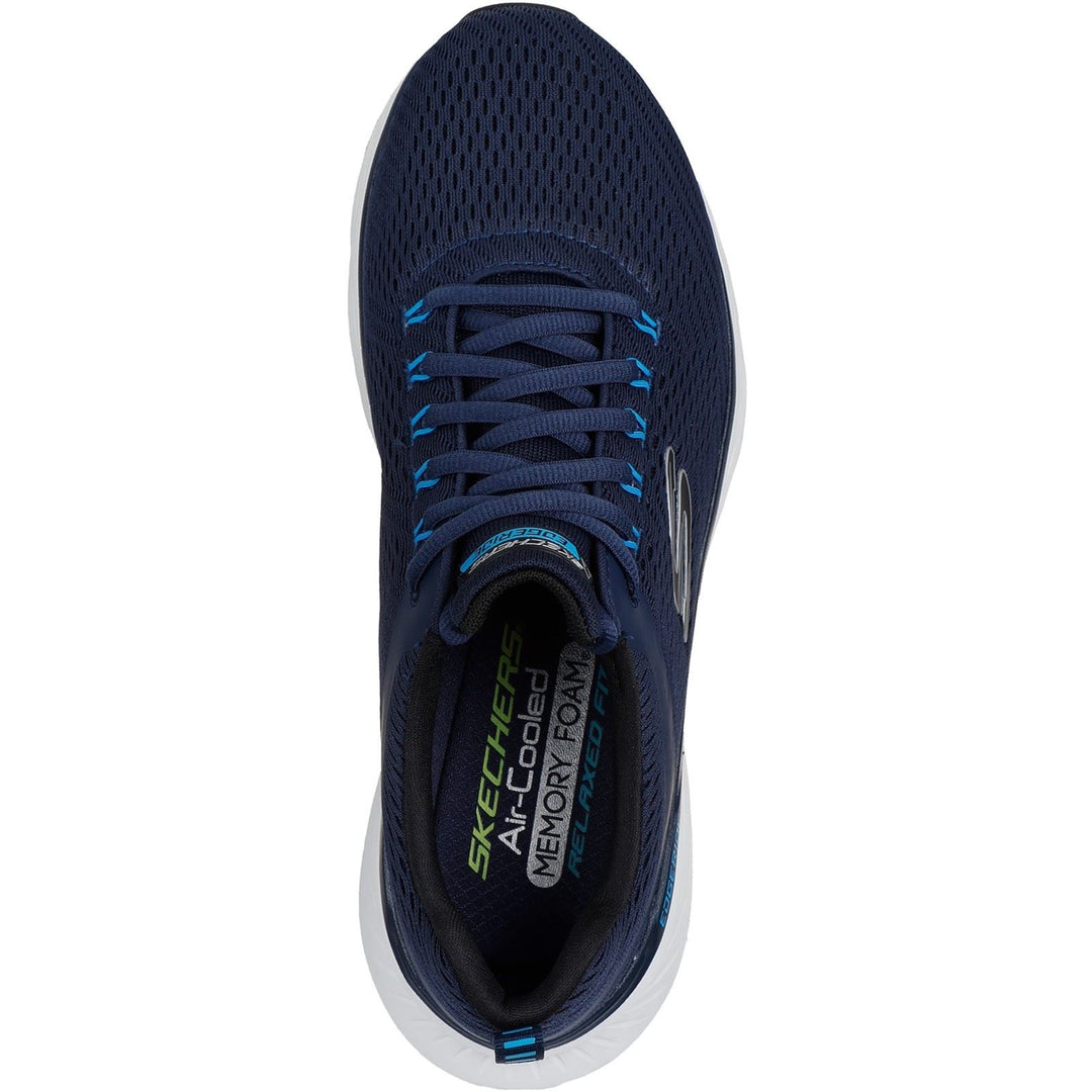 Men's Relaxed Fit Skechers 232843 Edgeride Contention Trainers in Navy/Blue - Image 5