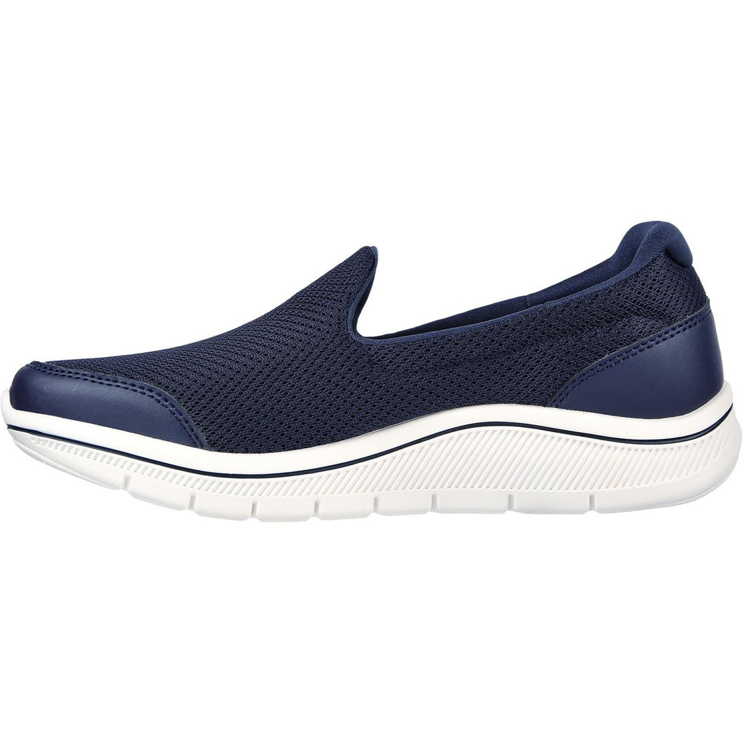 Women's Wide Fit Skechers 123033 Go Golf Arch Fit Trainers in Navy - Image 4