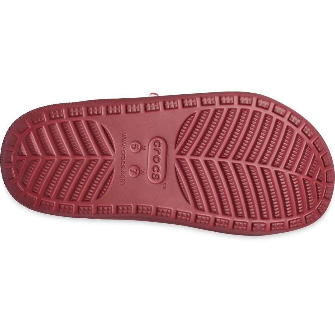 Women's Crocs 207446 Classic Cozzzy Sandals in Garnet - Image 7