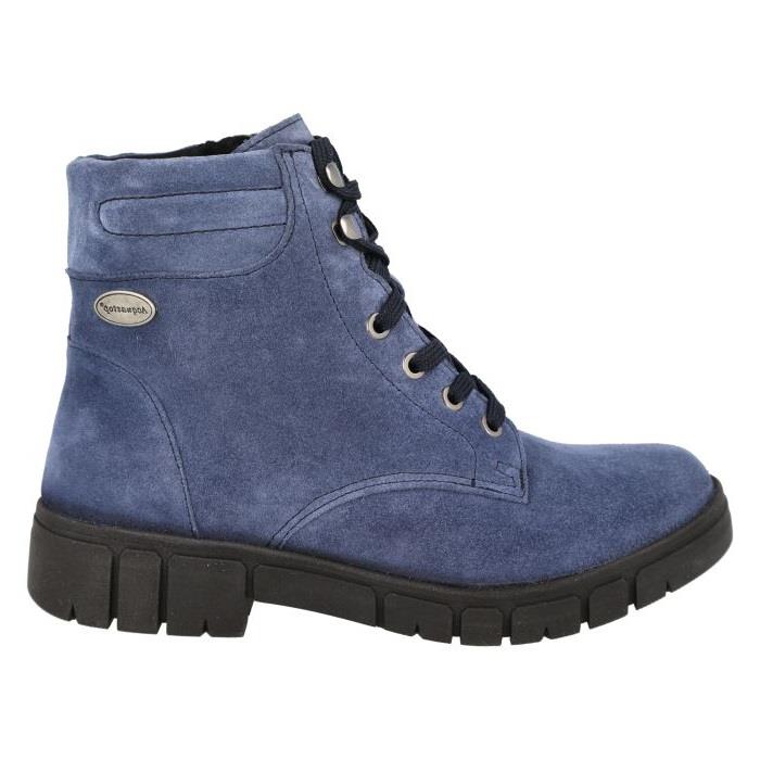 Women's Wide Fit DB Chirk Water Resistant Boots in Grey Suede - Image 4