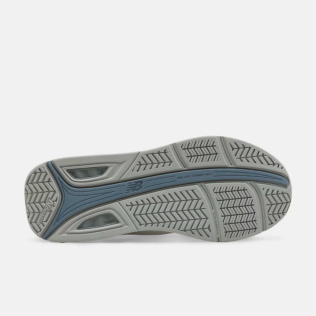 Women's Wide Fit New Balance WW928WB3 Walking Rollbar Stability Trainers in White - Image 5