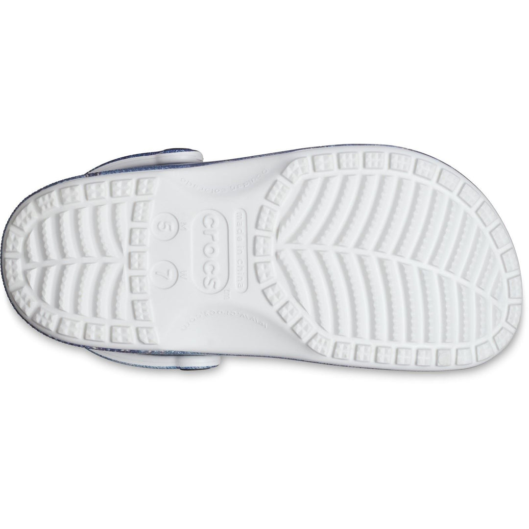 Women's Crocs 210402 Classic Denim Clog Sandals in Moonlight - Image 6