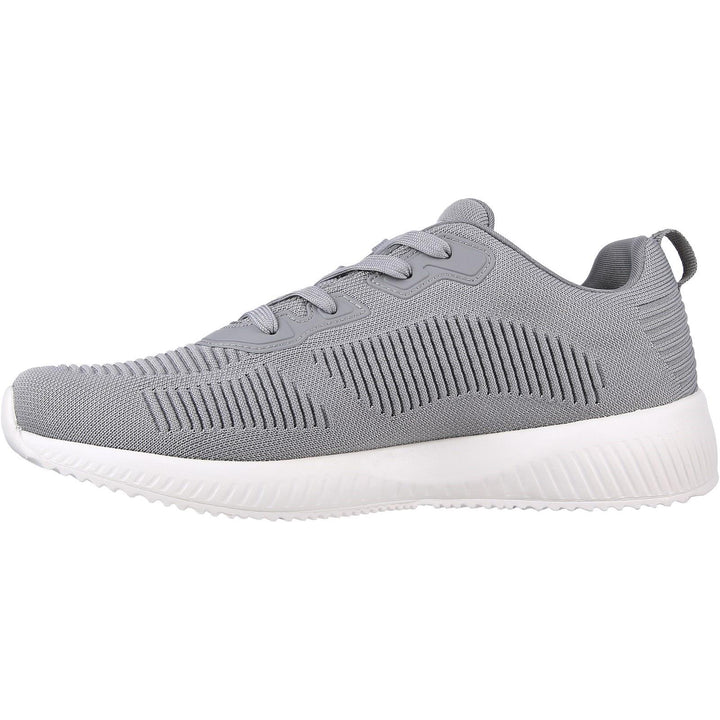 Mens Wide Fit Skechers 232290 Squad Trainers in Grey - Image 1