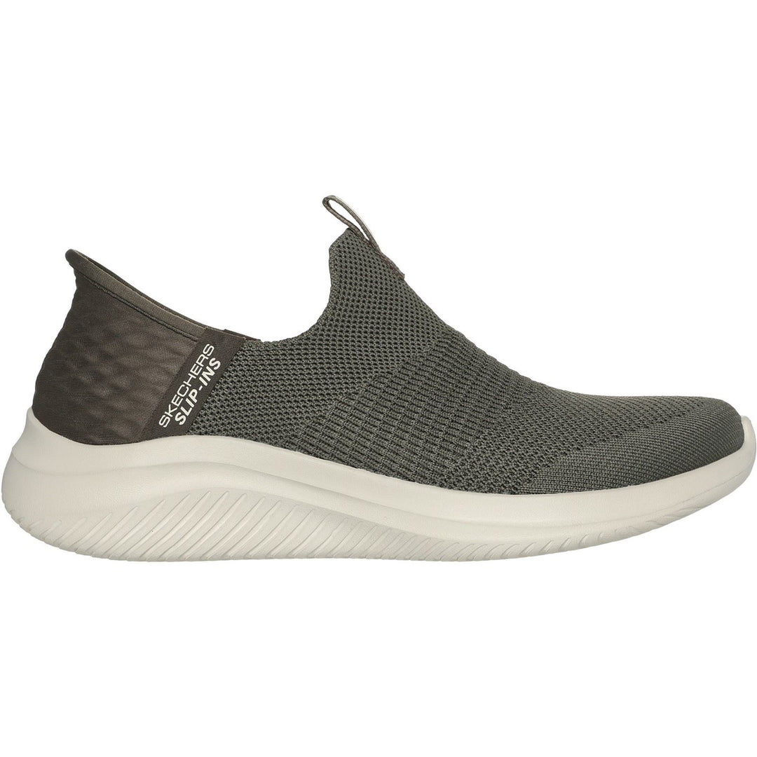 Women's Wide Fit Skechers 149708 Slip-ins Ultra Flex 3.0 Cozy Streak Trainers - Olive in Olive - Image 2