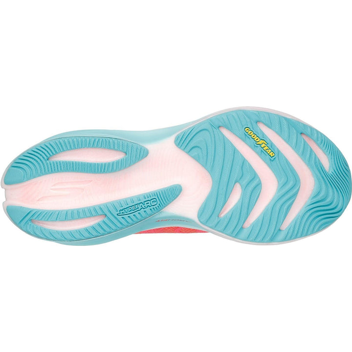 Women's Wide Fit Skechers 172200 Aero Spark Trainers in Coral - Image 1