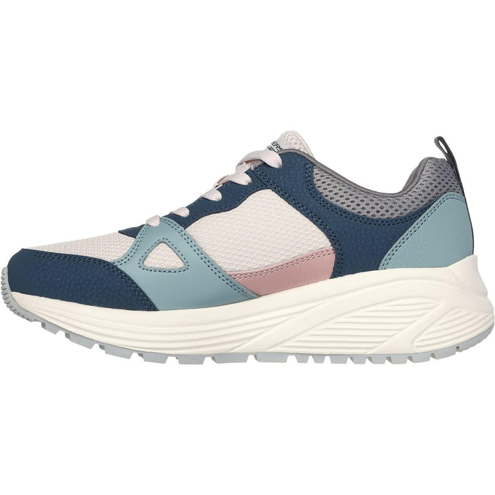 Womens Wide Fit Skechers 117268 Bobs Sparrow 2.0 Retro Clean Trainers in Off White - Image 1