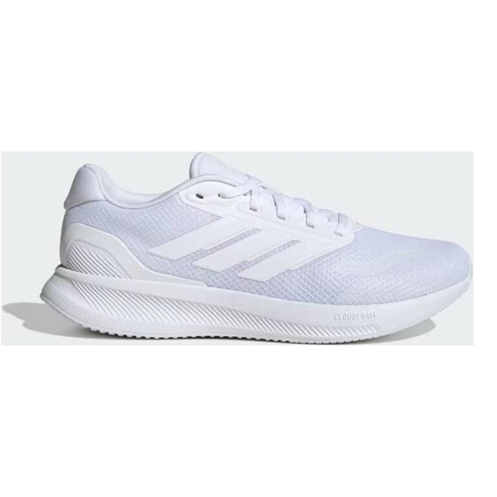 Men's Wide Fit Adidas Runfalcon 5 Running Trainers in Cloud White - Image 1