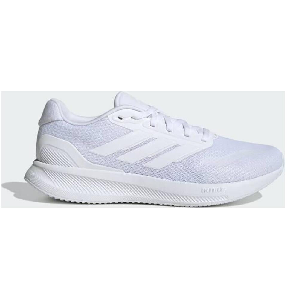Men's Wide Fit Adidas Runfalcon 5 Walking/Running Trainers in Black/White - Image 32