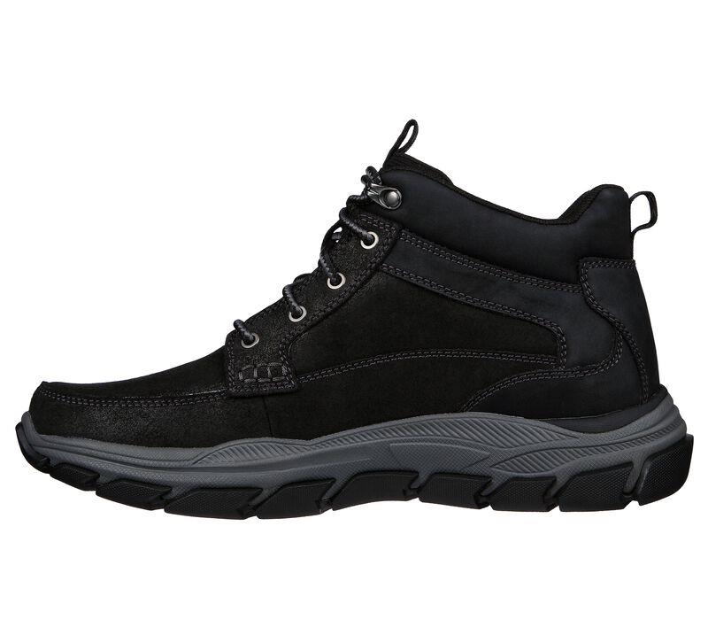 Men's Wide Fit Skechers 204454 Relaxed Fit Respected Boswell Good Year Boots in Black - Image 3
