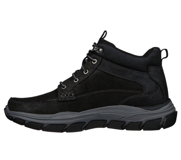 Men's Wide Fit Skechers 204454 Relaxed Fit Respected Boswell Good Year Boots in Black - Image 1