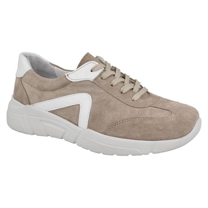 Women's Wide Fit DB Bryony Trainers in Navy Suede - Image 1